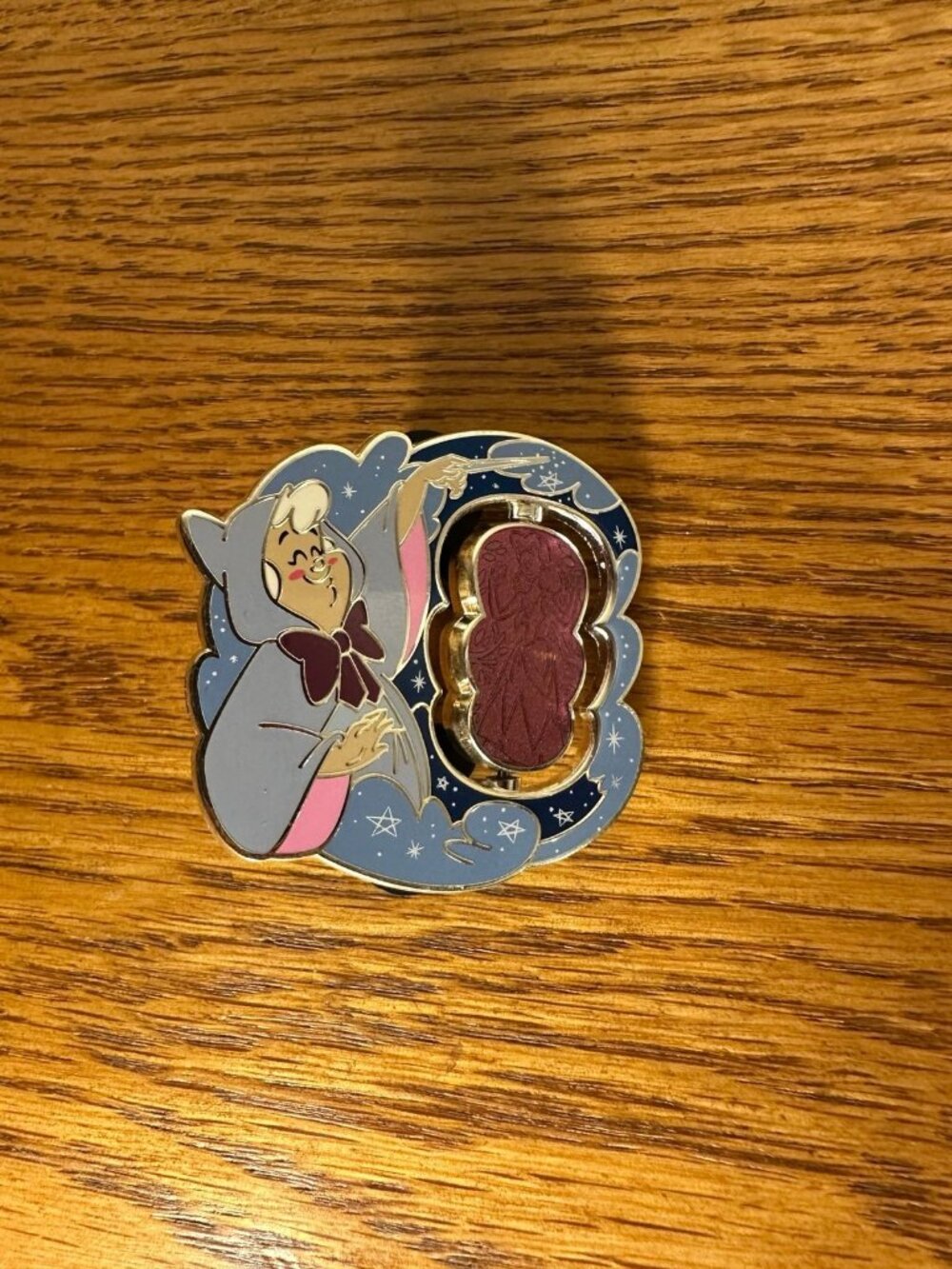 Disneyland Magic Transformations Series Pin 2022 Fairy Godmother Cinderella LR